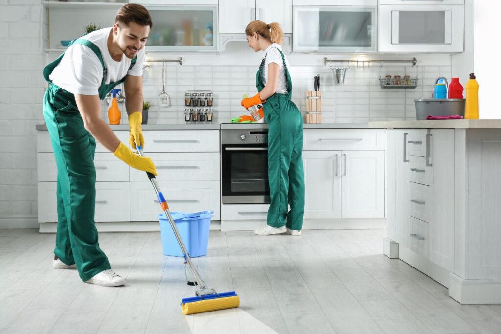 Professional end of lease cleaning service in Sydney preparing rental property for final inspection