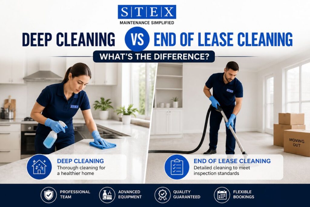 Deep Cleaning vs End of Lease Cleaning in Sydney: Which Service Do You Need?